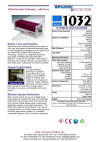 Splice Detector™ Technologies; Model 1032 Classic® Splice Detector™ Technology
